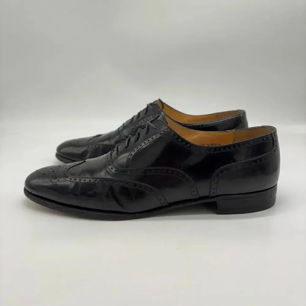 Salvatore Ferragamo black leather